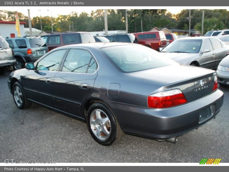 Anthracite Metallic / Ebony 2002 Acura TL 3.2