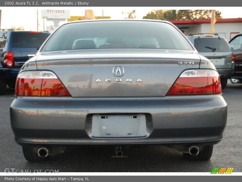 Anthracite Metallic / Ebony 2002 Acura TL 3.2