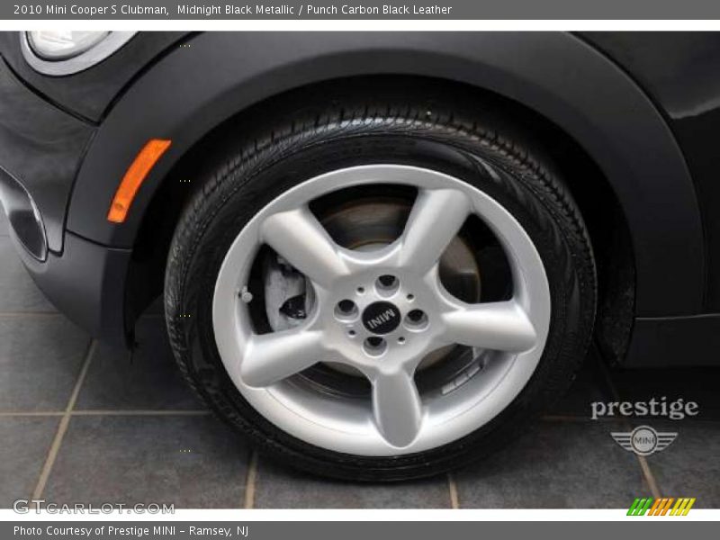 Midnight Black Metallic / Punch Carbon Black Leather 2010 Mini Cooper S Clubman