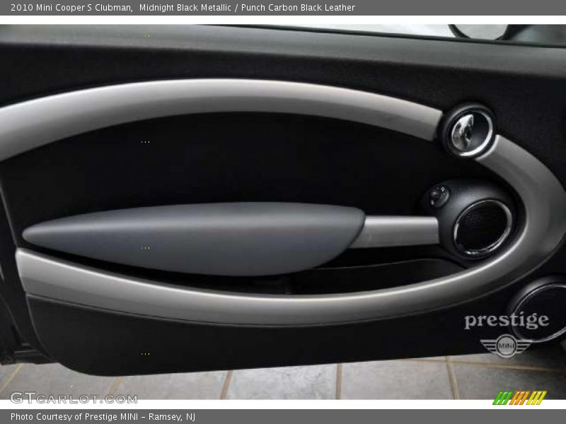 Midnight Black Metallic / Punch Carbon Black Leather 2010 Mini Cooper S Clubman
