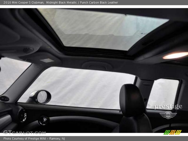 Midnight Black Metallic / Punch Carbon Black Leather 2010 Mini Cooper S Clubman