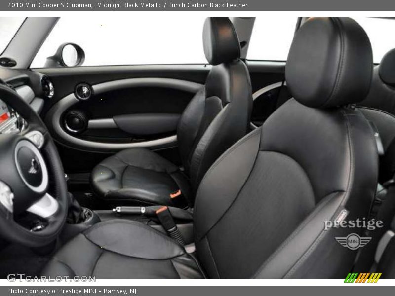 Midnight Black Metallic / Punch Carbon Black Leather 2010 Mini Cooper S Clubman