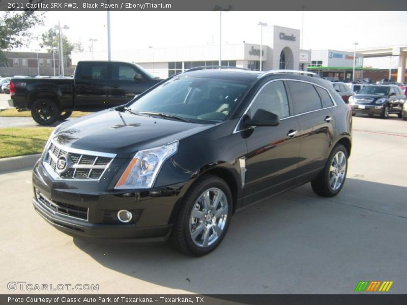Black Raven / Ebony/Titanium 2011 Cadillac SRX FWD