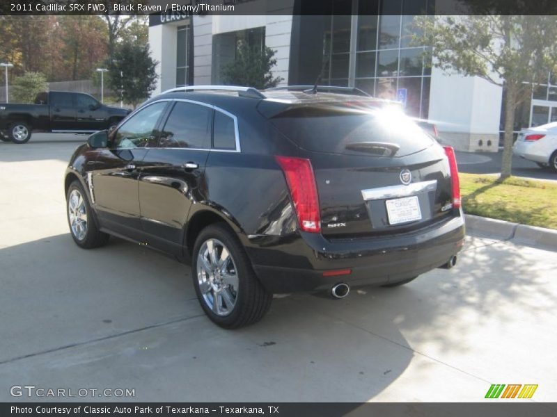 Black Raven / Ebony/Titanium 2011 Cadillac SRX FWD