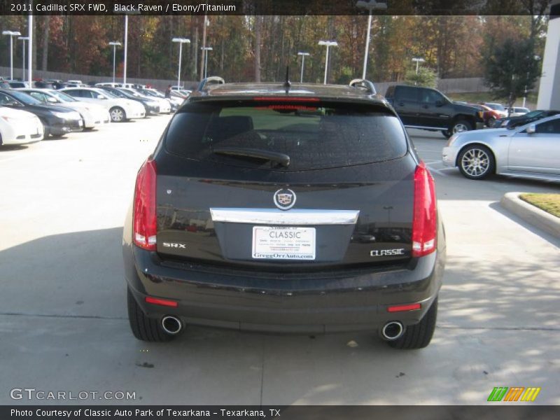 Black Raven / Ebony/Titanium 2011 Cadillac SRX FWD