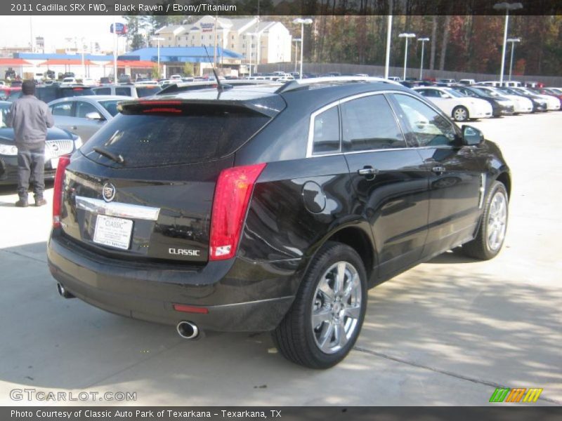 Black Raven / Ebony/Titanium 2011 Cadillac SRX FWD