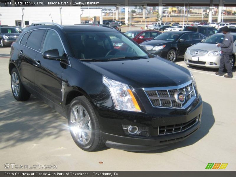 Black Raven / Ebony/Titanium 2011 Cadillac SRX FWD