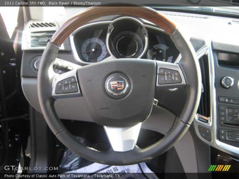 Black Raven / Ebony/Titanium 2011 Cadillac SRX FWD