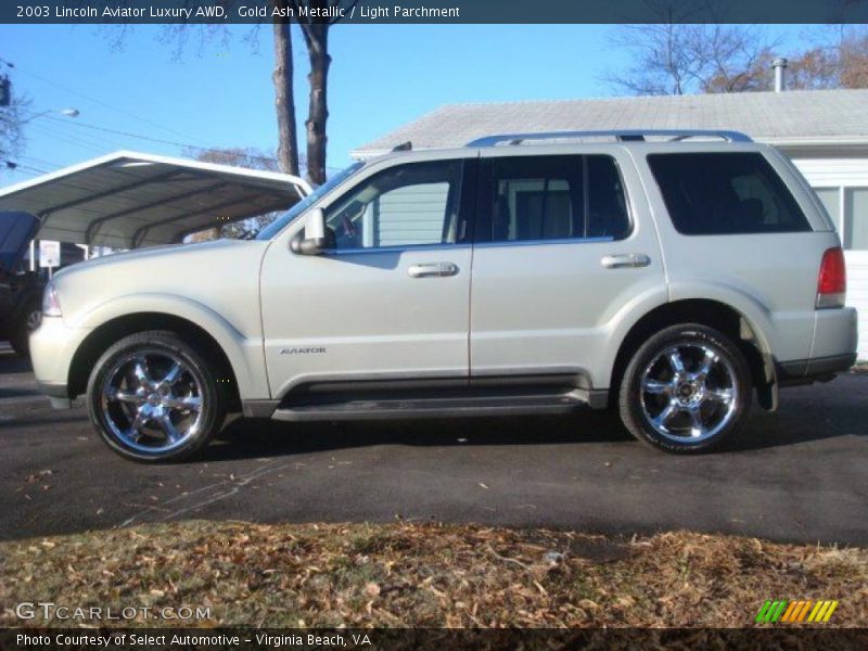  2003 Aviator Luxury AWD Gold Ash Metallic