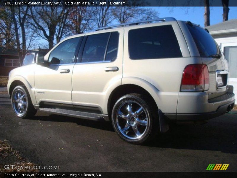 Gold Ash Metallic / Light Parchment 2003 Lincoln Aviator Luxury AWD