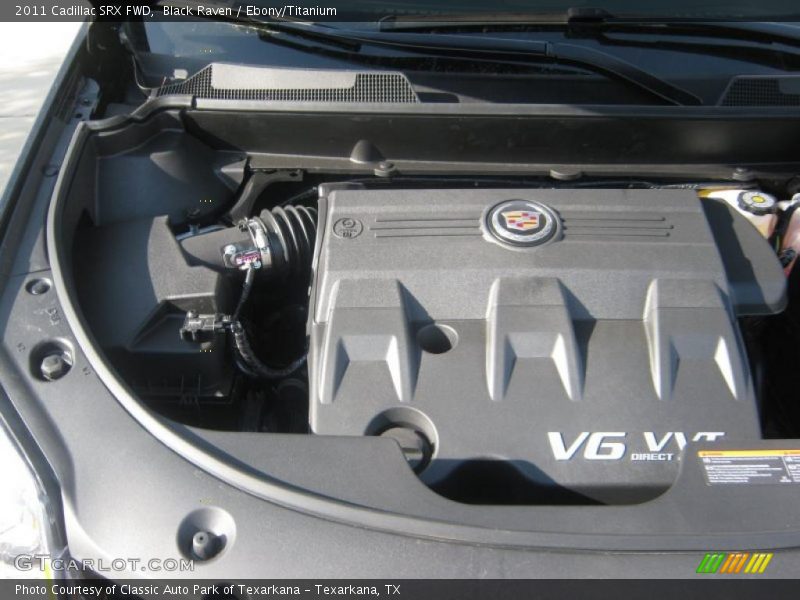 Black Raven / Ebony/Titanium 2011 Cadillac SRX FWD