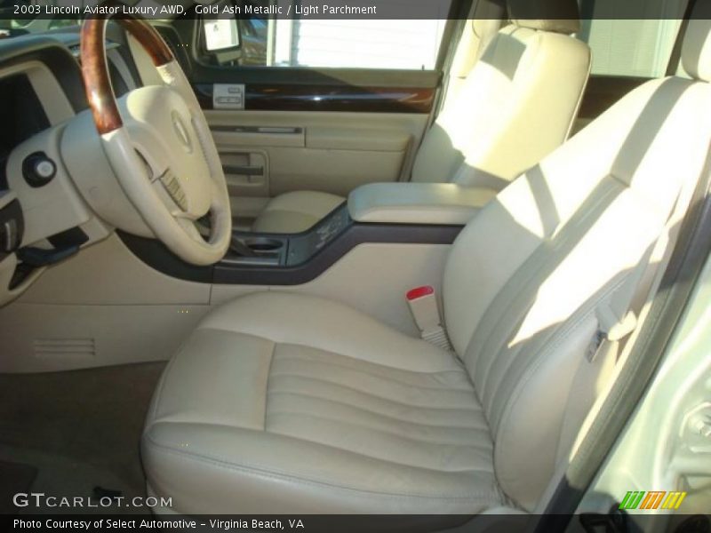  2003 Aviator Luxury AWD Light Parchment Interior