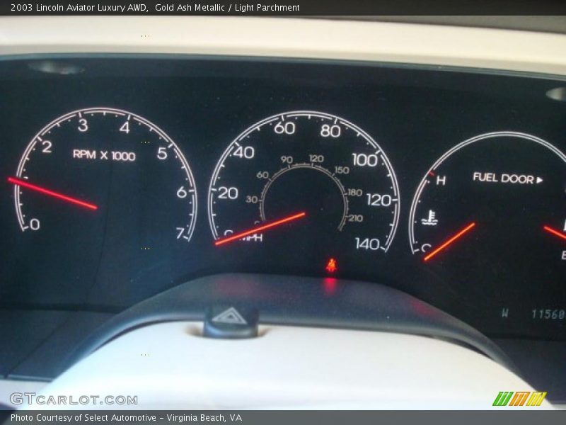  2003 Aviator Luxury AWD Luxury AWD Gauges