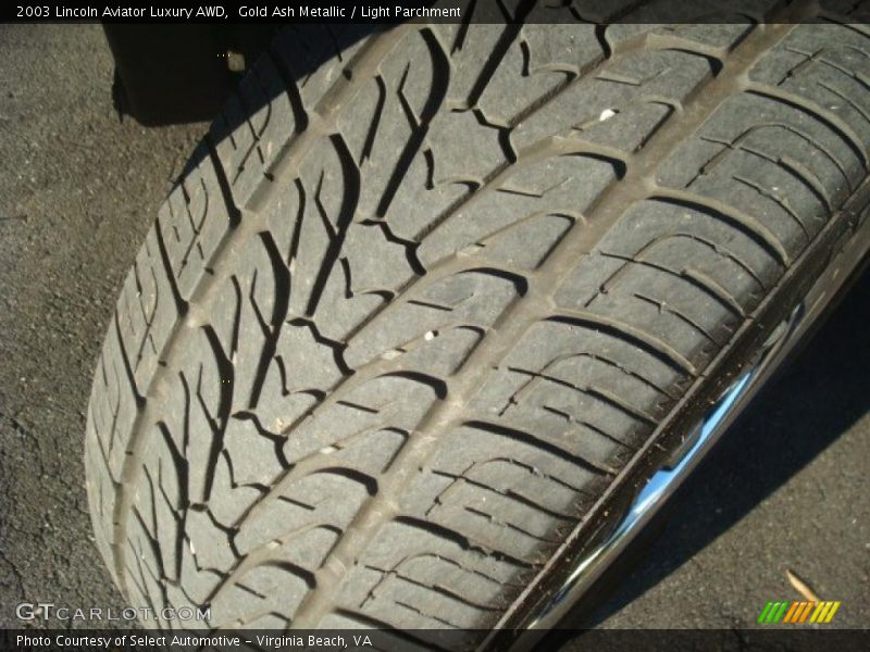 Gold Ash Metallic / Light Parchment 2003 Lincoln Aviator Luxury AWD