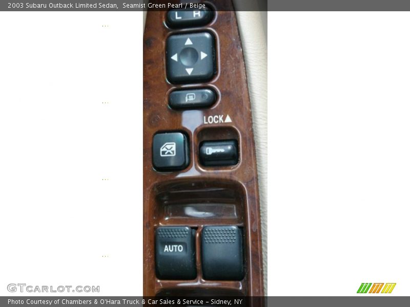 Seamist Green Pearl / Beige 2003 Subaru Outback Limited Sedan