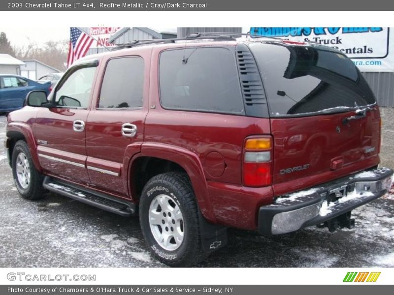 Redfire Metallic / Gray/Dark Charcoal 2003 Chevrolet Tahoe LT 4x4