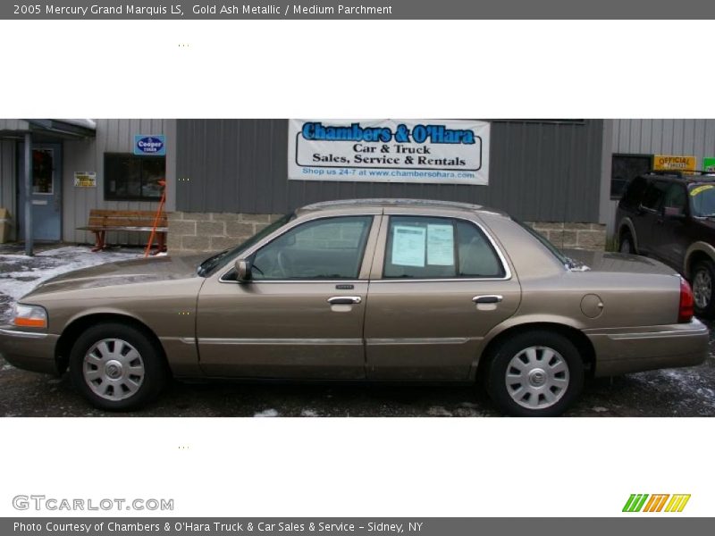 Gold Ash Metallic / Medium Parchment 2005 Mercury Grand Marquis LS