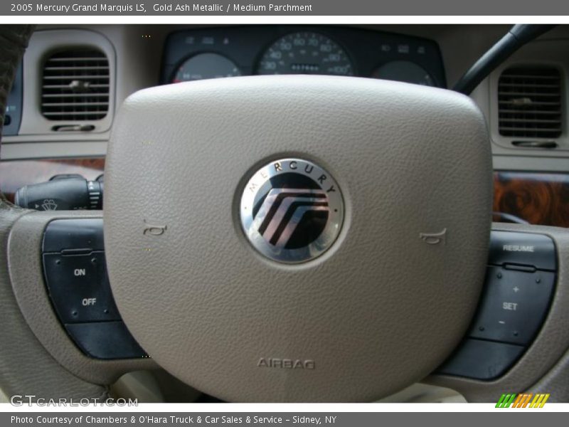 Gold Ash Metallic / Medium Parchment 2005 Mercury Grand Marquis LS