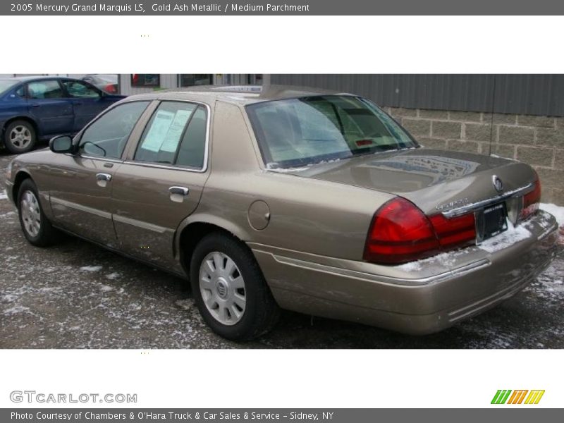 Gold Ash Metallic / Medium Parchment 2005 Mercury Grand Marquis LS