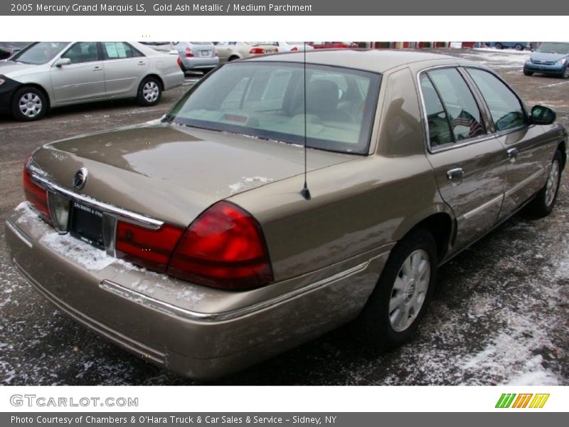 Gold Ash Metallic / Medium Parchment 2005 Mercury Grand Marquis LS