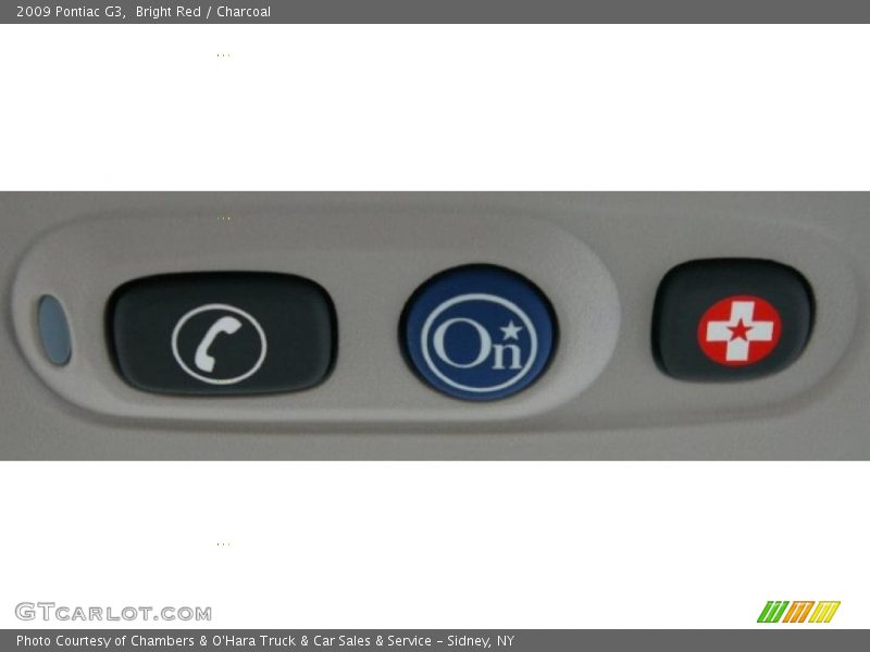 Bright Red / Charcoal 2009 Pontiac G3