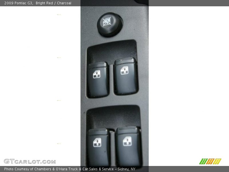 Bright Red / Charcoal 2009 Pontiac G3