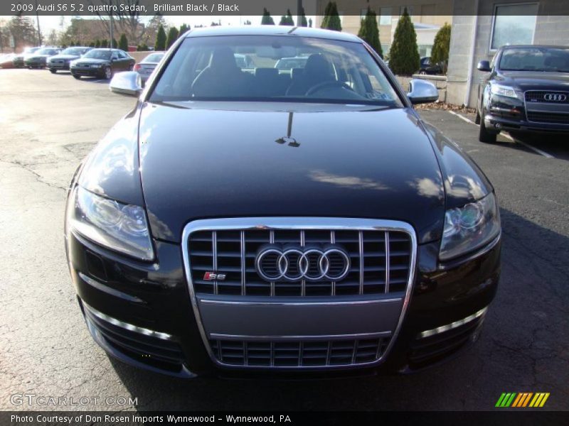 Brilliant Black / Black 2009 Audi S6 5.2 quattro Sedan