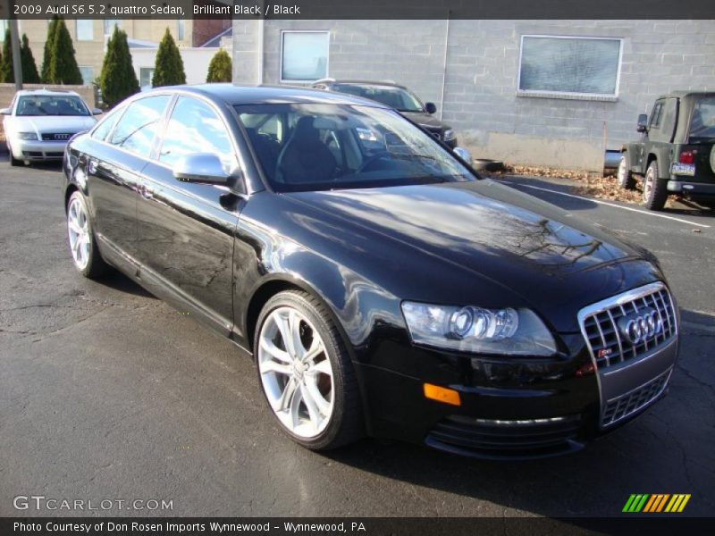 Brilliant Black / Black 2009 Audi S6 5.2 quattro Sedan