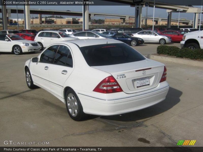 Alabaster White / Black 2006 Mercedes-Benz C 280 Luxury