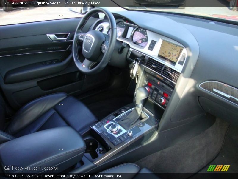Brilliant Black / Black 2009 Audi S6 5.2 quattro Sedan