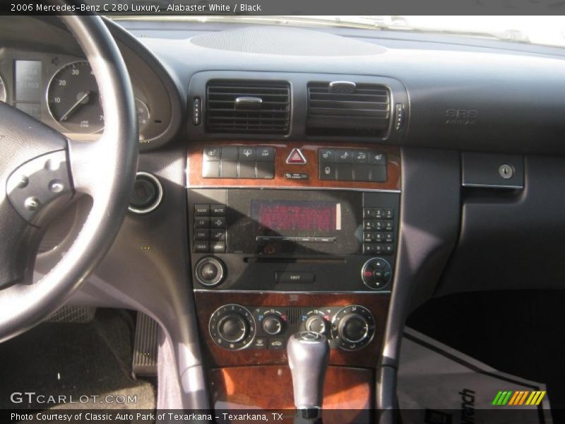 Alabaster White / Black 2006 Mercedes-Benz C 280 Luxury