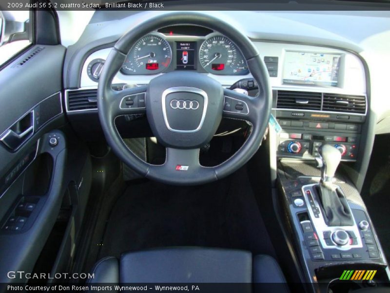 Brilliant Black / Black 2009 Audi S6 5.2 quattro Sedan