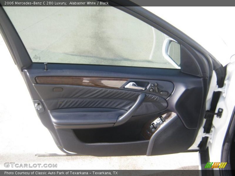 Alabaster White / Black 2006 Mercedes-Benz C 280 Luxury