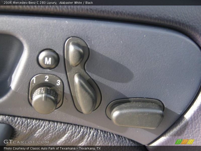 Alabaster White / Black 2006 Mercedes-Benz C 280 Luxury
