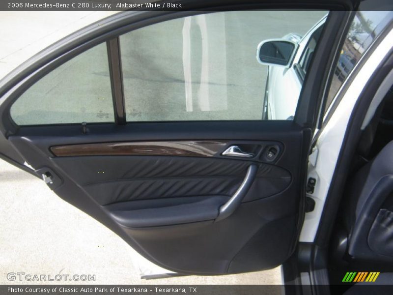 Alabaster White / Black 2006 Mercedes-Benz C 280 Luxury