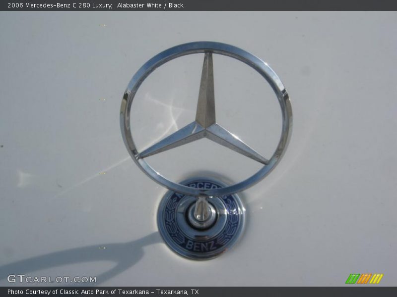 Alabaster White / Black 2006 Mercedes-Benz C 280 Luxury