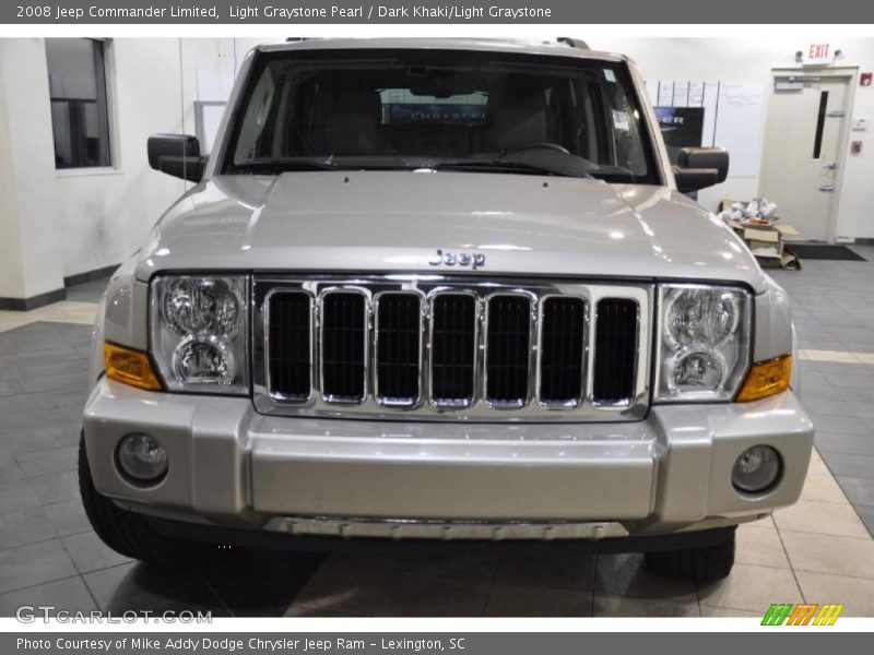 Light Graystone Pearl / Dark Khaki/Light Graystone 2008 Jeep Commander Limited