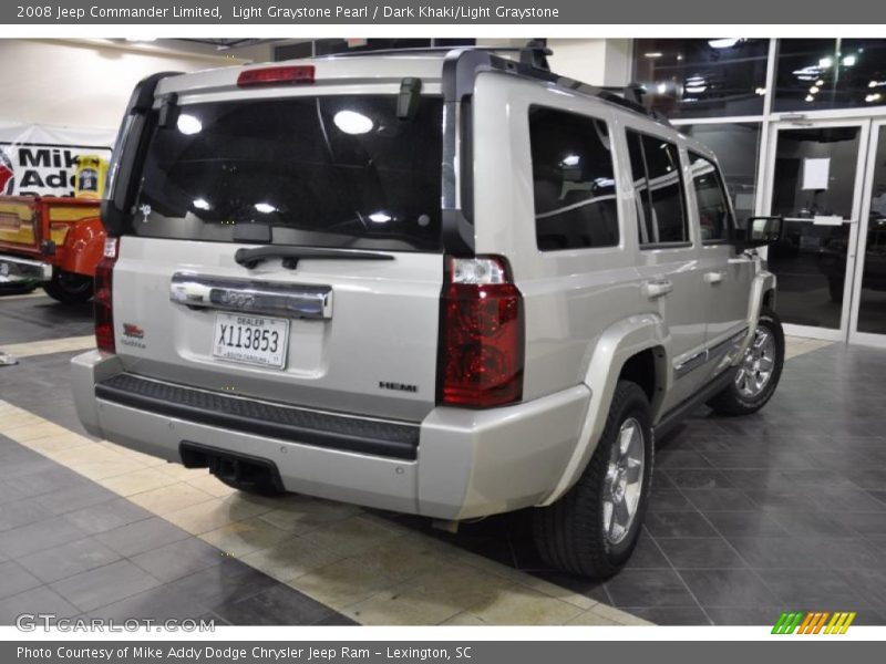 Light Graystone Pearl / Dark Khaki/Light Graystone 2008 Jeep Commander Limited
