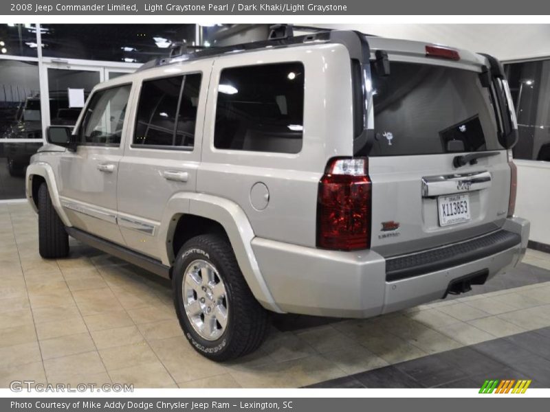 Light Graystone Pearl / Dark Khaki/Light Graystone 2008 Jeep Commander Limited