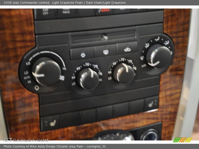 Light Graystone Pearl / Dark Khaki/Light Graystone 2008 Jeep Commander Limited