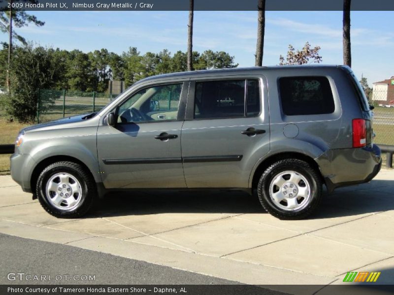 Nimbus Gray Metallic / Gray 2009 Honda Pilot LX