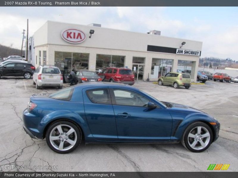 Phantom Blue Mica / Black 2007 Mazda RX-8 Touring