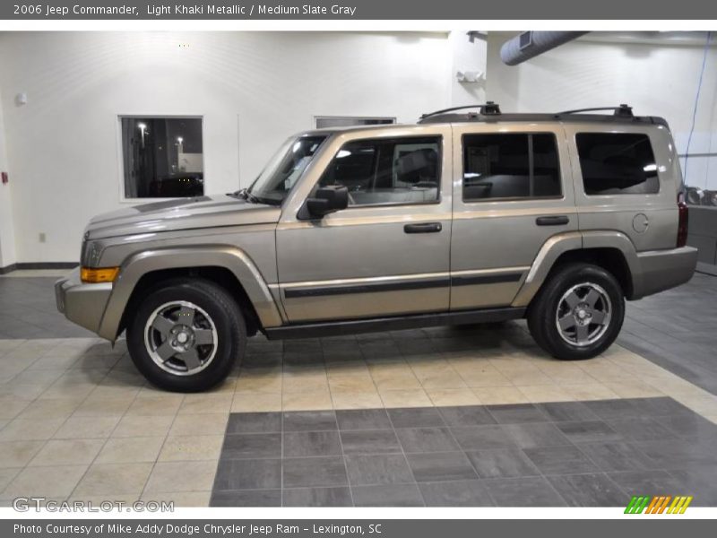 Light Khaki Metallic / Medium Slate Gray 2006 Jeep Commander