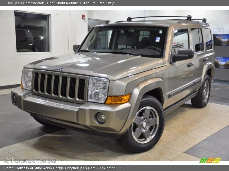 Light Khaki Metallic / Medium Slate Gray 2006 Jeep Commander