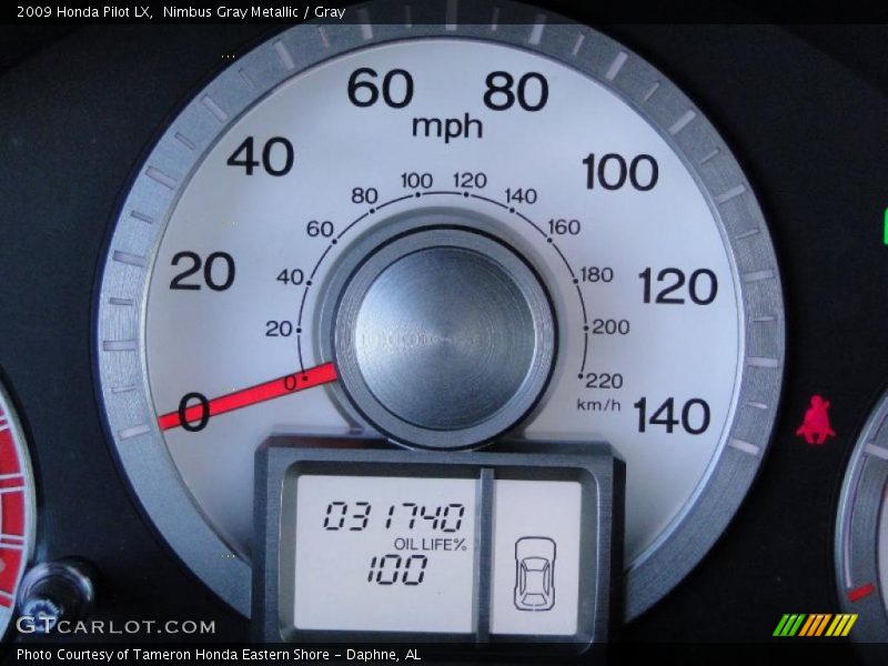  2009 Pilot LX LX Gauges