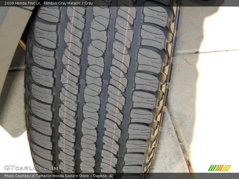 Nimbus Gray Metallic / Gray 2009 Honda Pilot LX