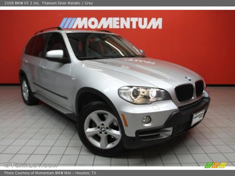 Titanium Silver Metallic / Grey 2008 BMW X5 3.0si
