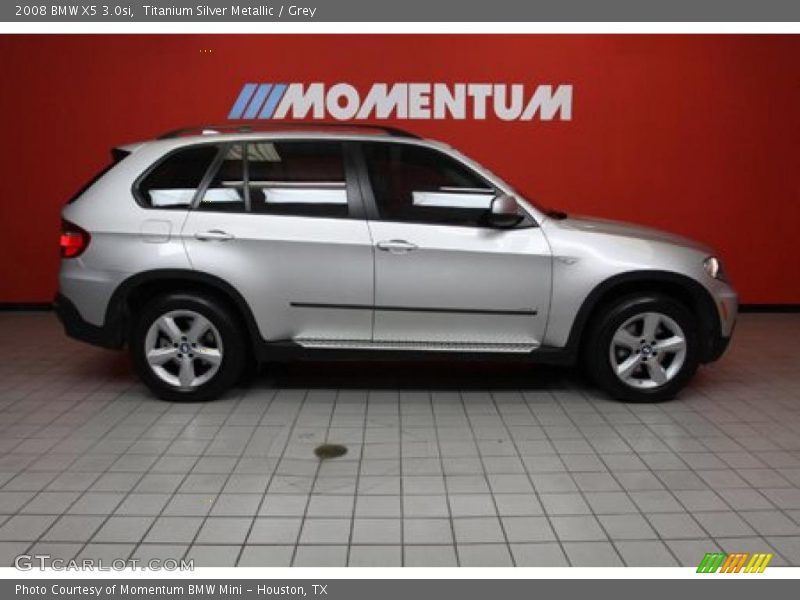 Titanium Silver Metallic / Grey 2008 BMW X5 3.0si