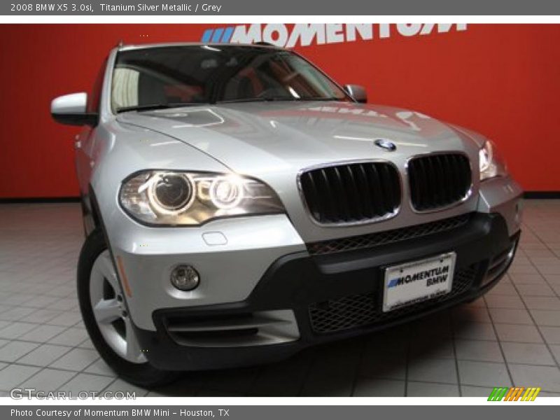 Titanium Silver Metallic / Grey 2008 BMW X5 3.0si