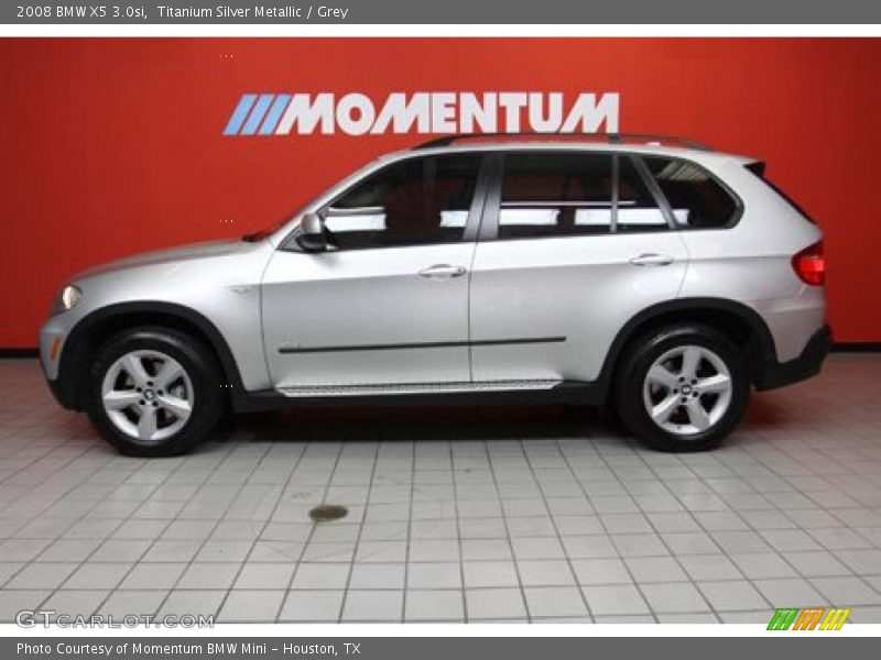 Titanium Silver Metallic / Grey 2008 BMW X5 3.0si